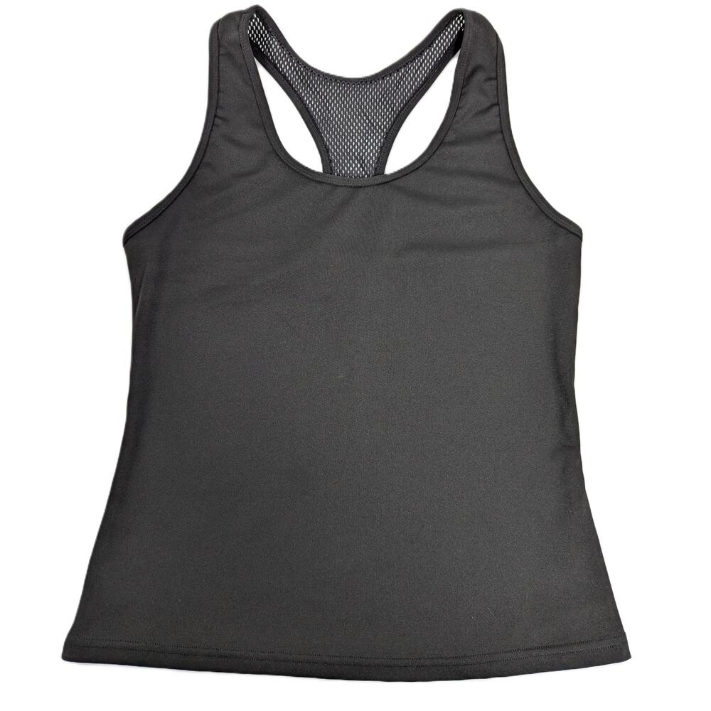 Women's POP Fit Natasha Racerback Tank Black Size L